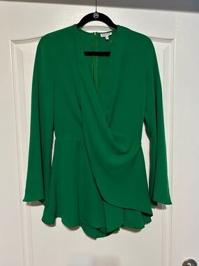 TCEC Emerald Green Wrap Romper
